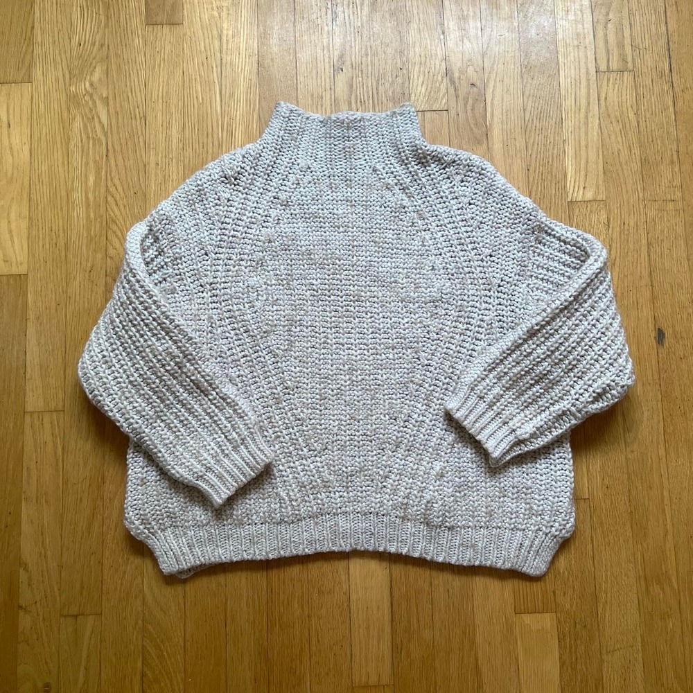 Sanctuary Cream chunky knit turtleneck sweater